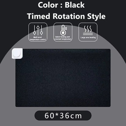 Intelligent Electric Heating Mouse Pad Winter Hand Warmer Computer Desk Heated Mat Office Desk Warming Pad Keyboard Table Mat