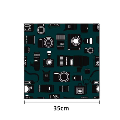 Magic Self-Adhesive Cloth Open Lay Flat Makeup Bag Portable Toiletry Kit Folding Cloth Multifunctional Camera Lens Storage Bag