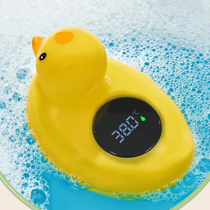 Little Yellow Duck Baby Bath Thermometer Waterproof Floating Temperature Sensor Safe Shower Water Indicator for Babies