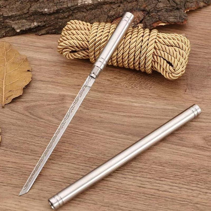 Holiday Haul: Premium Stainless Steel Meat Knife Set - Durable Steak Knife with Sheath for All Your Kitchen Cutting Needs