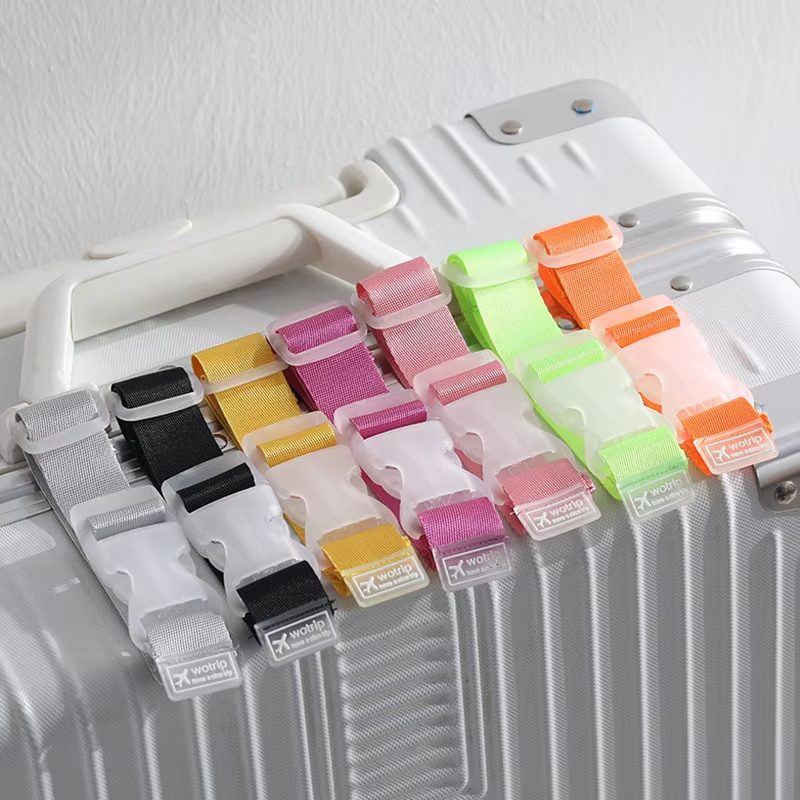 1/2Pcs Adjustable Luggage Straps Accessories Hanging Buckle Straps Suitcase Bag Straps(Random Shipment of New and Old Logos)