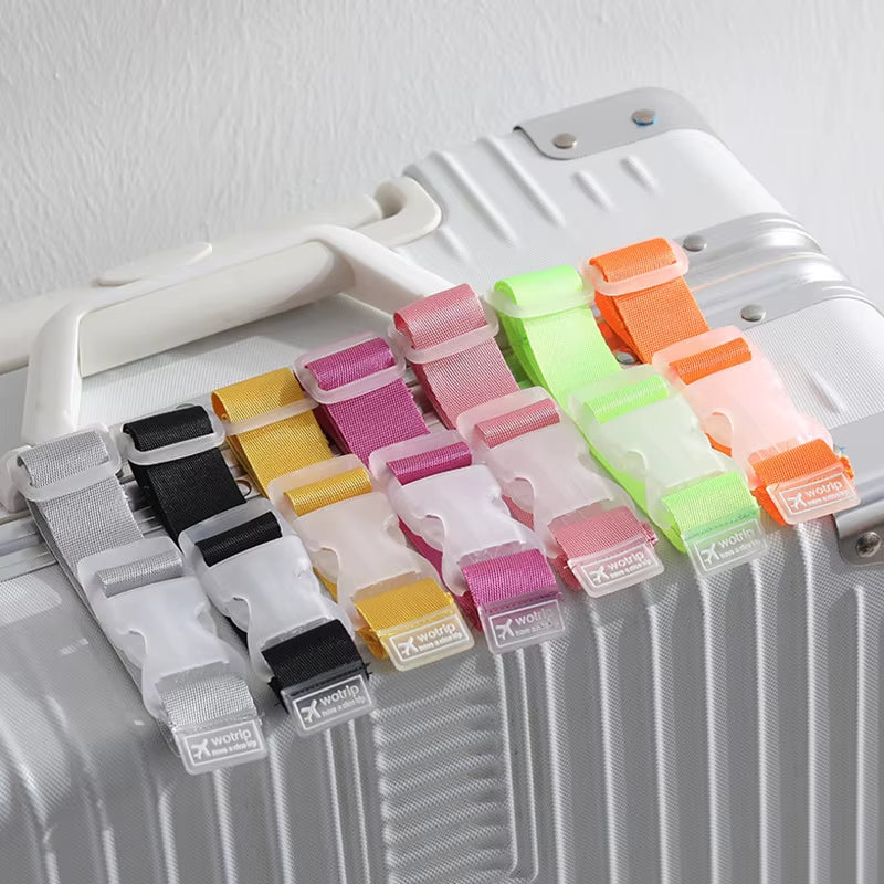 1/2Pcs Adjustable Luggage Straps Accessories Hanging Buckle Straps Suitcase Bag Straps(Random Shipment of New and Old Logos)