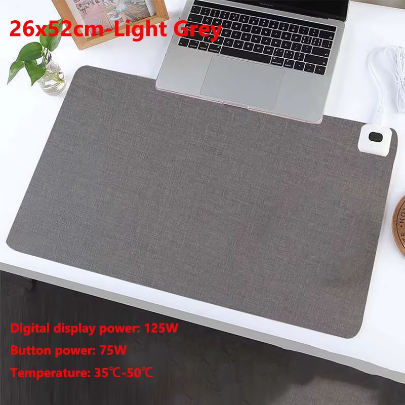Intelligent Electric Heating Mouse Pad Winter Hand Warmer Computer Desk Heated Mat Office Desk Warming Pad Keyboard Table Mat