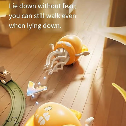 Electric Dancing Octopus Toy Automatic Swing Crawling Dancing Automatic Obstacle Avoidance Octopus Sensor Toy with LED Music Kid