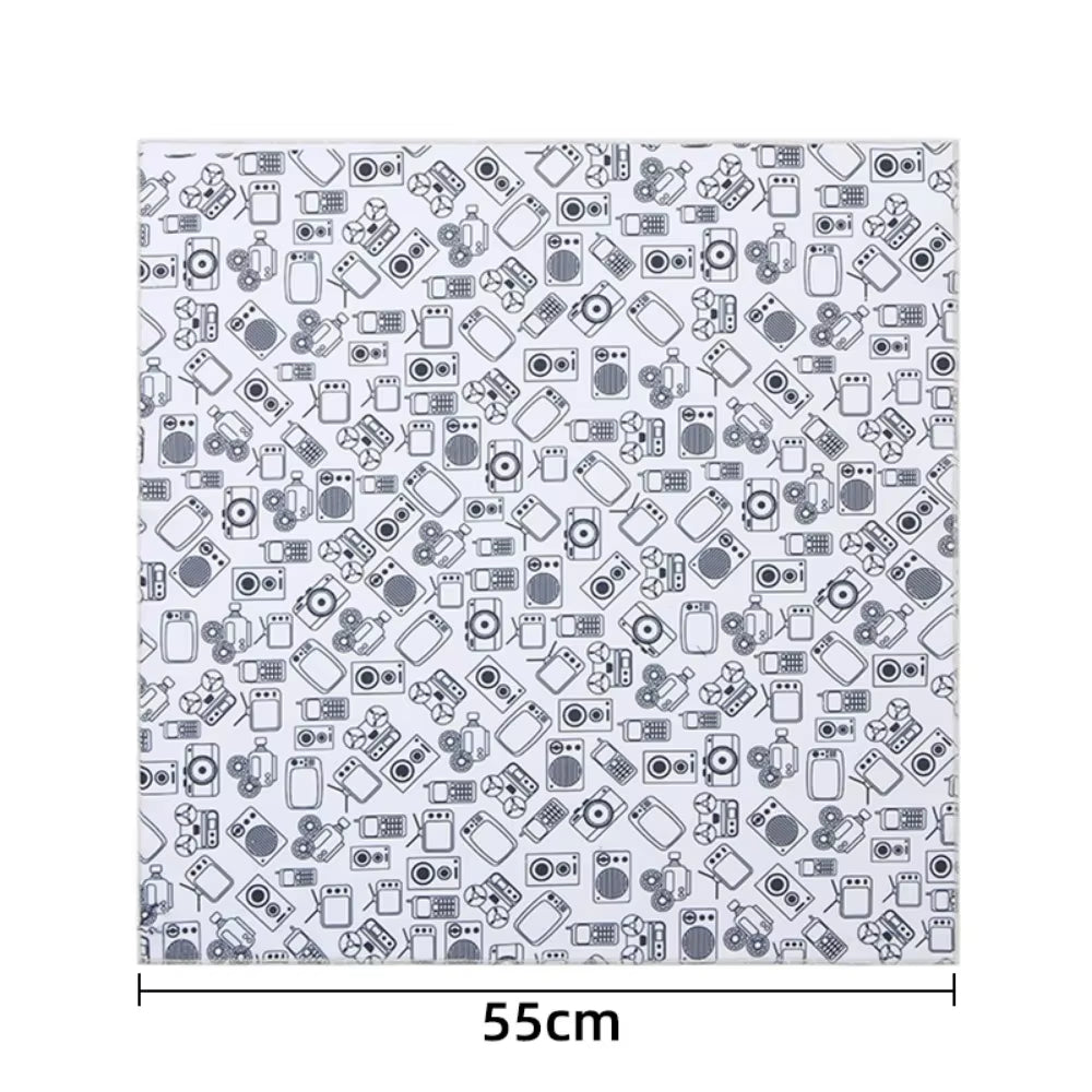 Magic Self-Adhesive Cloth Open Lay Flat Makeup Bag Portable Toiletry Kit Folding Cloth Multifunctional Camera Lens Storage Bag