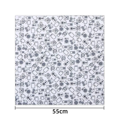 Magic Self-Adhesive Cloth Open Lay Flat Makeup Bag Portable Toiletry Kit Folding Cloth Multifunctional Camera Lens Storage Bag