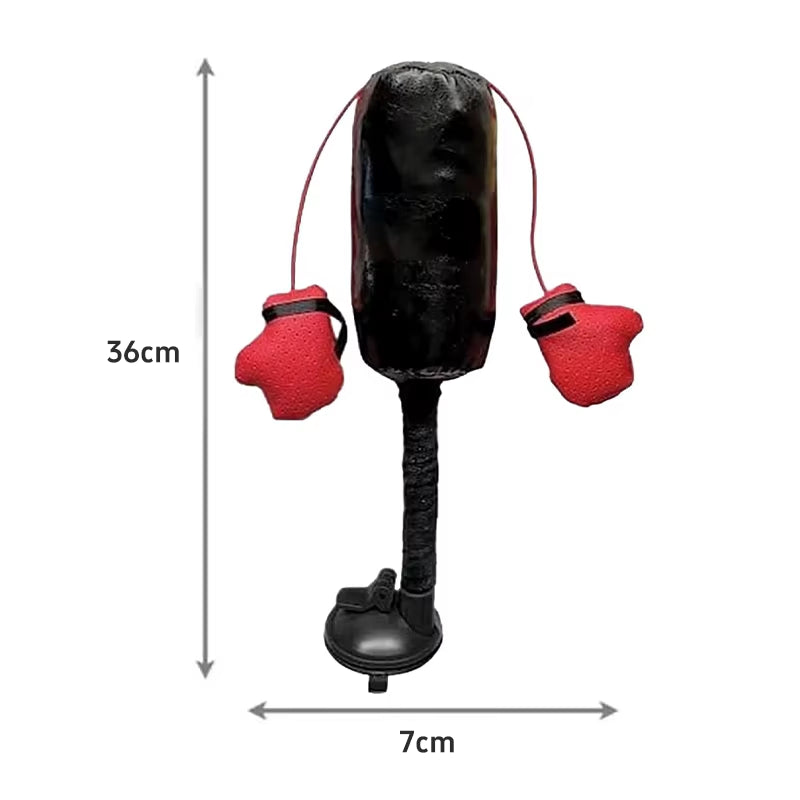Cat Boxing Toy Interactive Game Punching Bag with Gloves Creativity Mini Gym Stress Relief Home Portable Pet Dog Training Tools