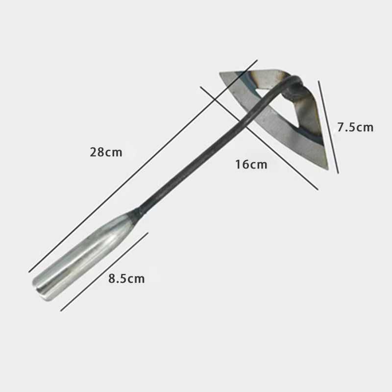 Hardened Hollow Hoe Garden Hoe Weeders Labor-Saving Weeding Loosening Farming Tools Planting Rake Hoe Garden Hand Tools