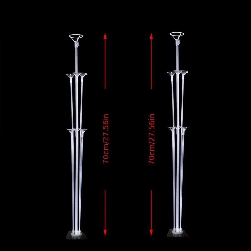 7Tubes Wedding Table Balloon Stand Balloon Holder Support Table Floating Wedding Table Decoration Baby Shower Birthday Decor