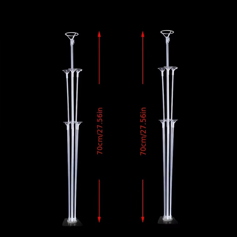 7Tubes Wedding Table Balloon Stand Balloon Holder Support Table Floating Wedding Table Decoration Baby Shower Birthday Decor