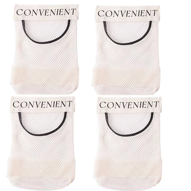 Trash Bag Holder Mesh Storage Net Grocery Bag Organizer Dispenser for Aluminum Foil, Garbage Bag, Plastic Wrap, Shopping Bag