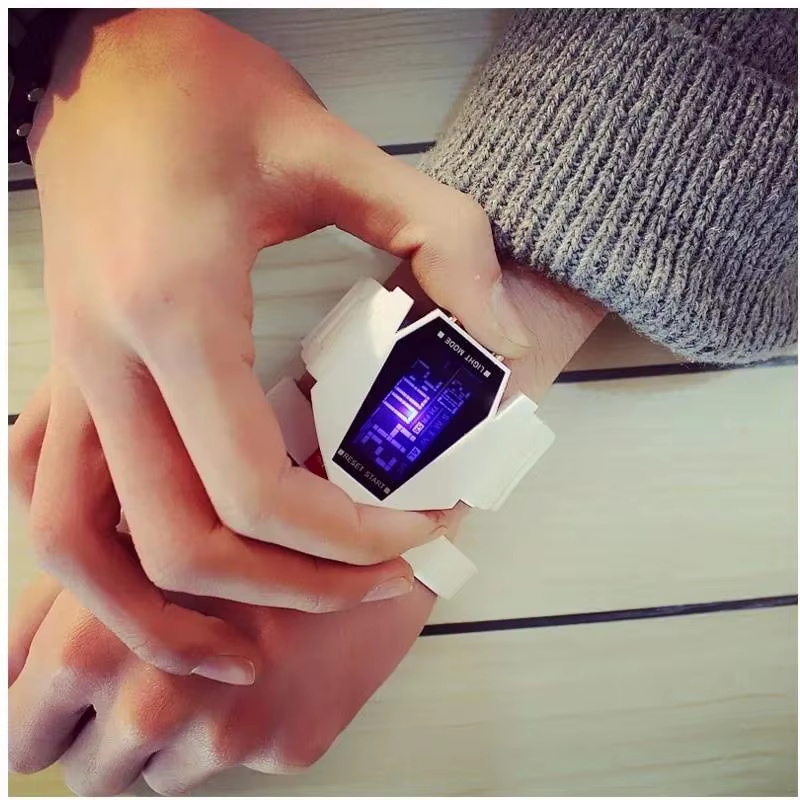 Multi-Function Aircraft Watch Junior High School Students Junior High School Boys and Girls Sports Electronic Watch