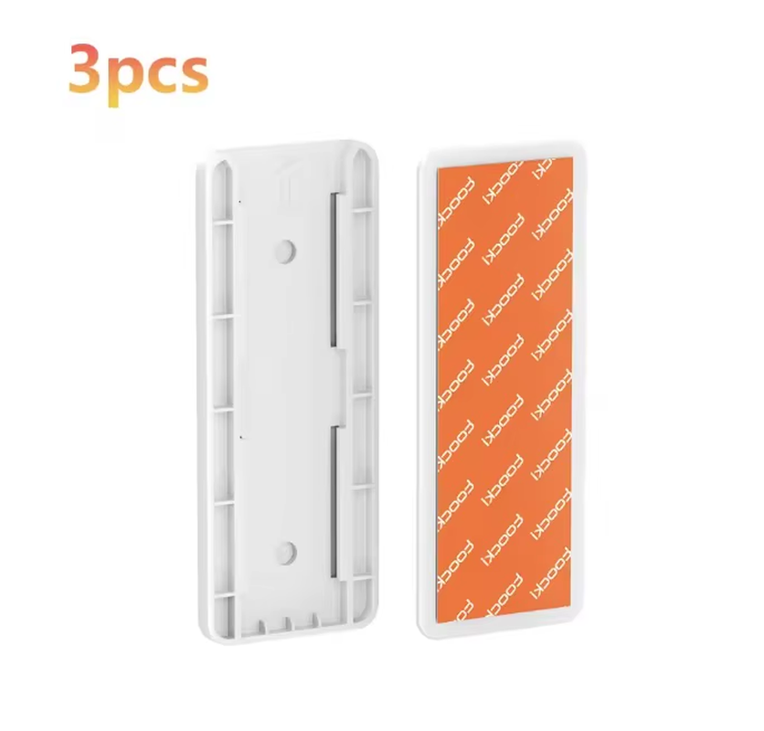 Toocki Self-Adhesive Power Socket Strip Fixator Wall Mounted Self Adhesive Punch Free Row Plug Holder for Kitchen Home Office