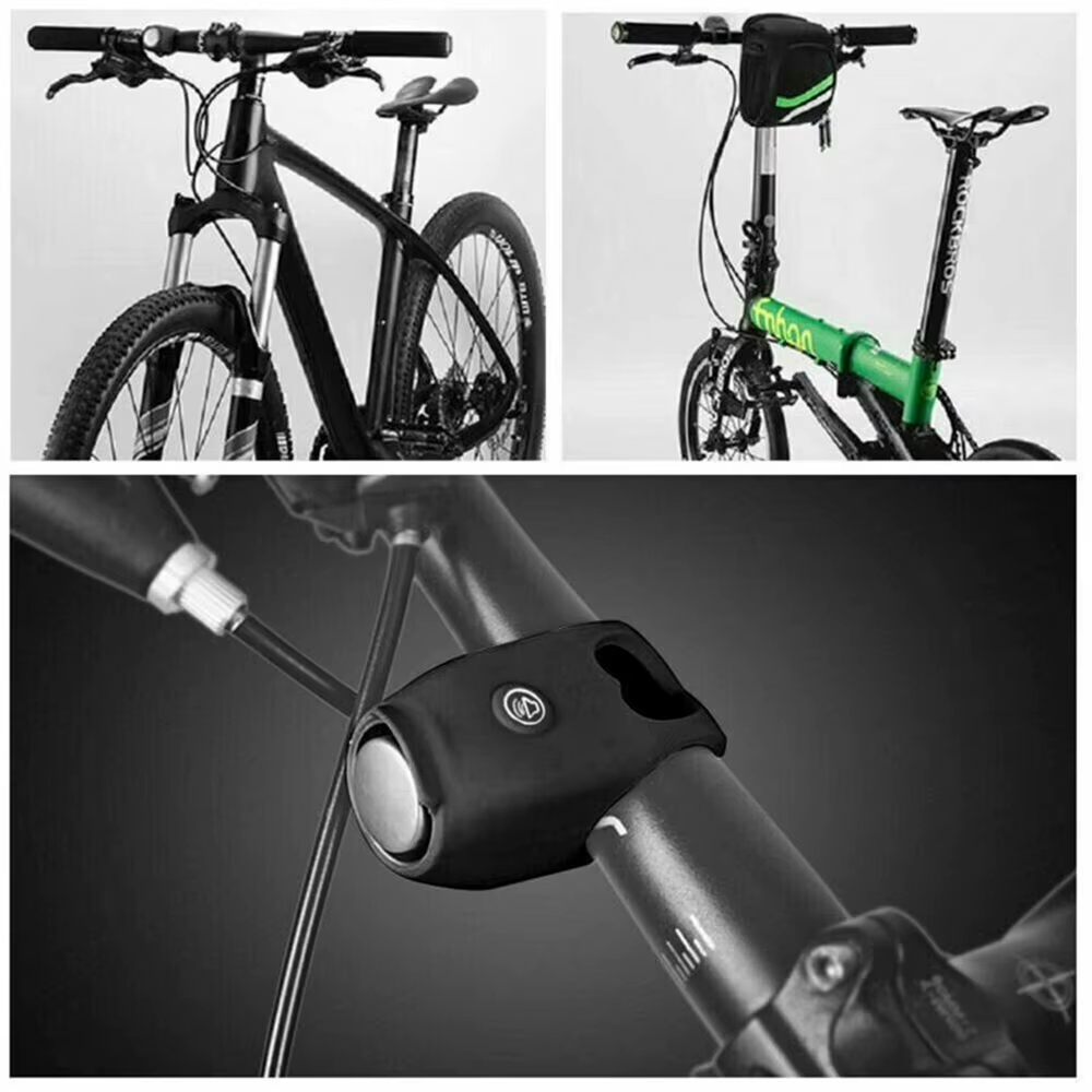 Electric 110Db Bike Bell Horn Ring Waterproof Cycling Mini Silicone Electric Horn Portable Mtb Road Cycling Handlebar Bells