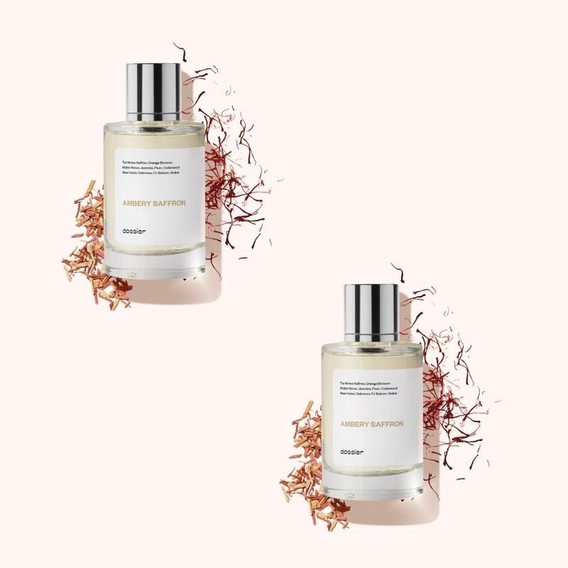 Ambery Saffron Unisex Eau De Parfum - Luxurious Fragrance with Saffron, Oakmoss, Jasmine, Plum & Cedarwood (50ml, 100ml, 150ml)