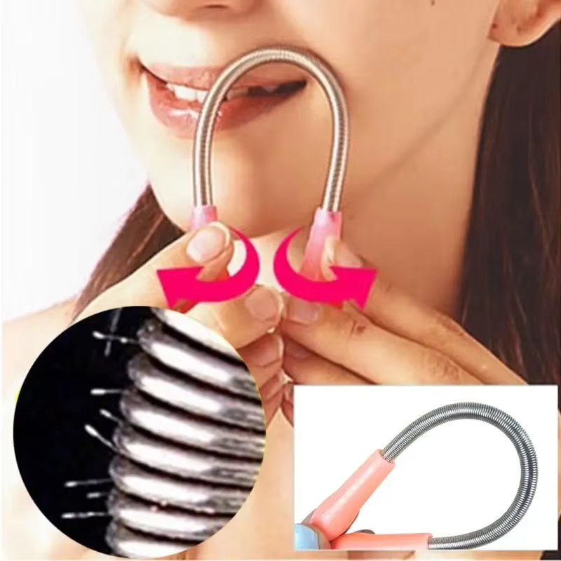 New Safe Handheld Spring Roller Women Facial Hair Removal Epilator Beauty Epilator Epi Roller Face Care Massager Makeup Tools