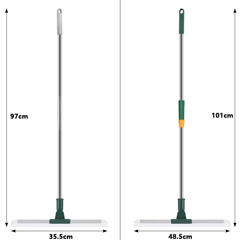 Silicone Scraper Broom Magic Wiper Floor Toilet Bathroom Squeegee Scrubber High Place Glass Wiper Household Cleaning Tools