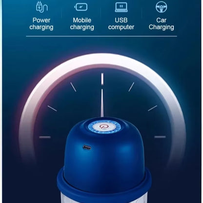 Garlic Chopper Portable Food Processor, Mini Food Chopper Onion Chopper, Cordless Meat Grinder with USB Charging-B61B