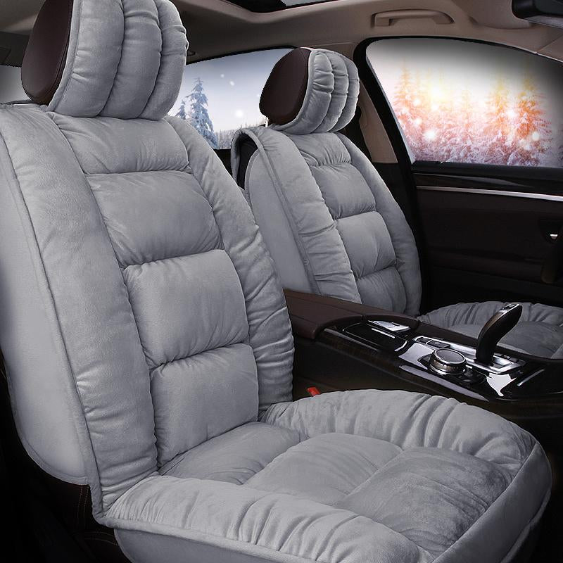New Winter Full Car Seat - Enclosed Warm Plush and Thickened down Universal 5 - Seat Car Seat Covers