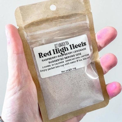 Loaded Teas - 55 Flavors Caffeinated Beverage Mix - Sugar-Free & Gluten-Free Energy Powder Drink - 32Oz Smoothie Mix - Made in USA - 24 Months Shelf Life