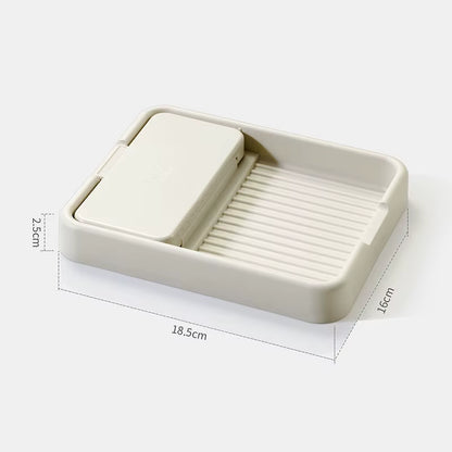 Foldable Pot Lid Rack Plastic Kitchen Spoon Holder Fork Spatula Rack for Kitchen Organizer Pan Cover Shelf Tableware Storage