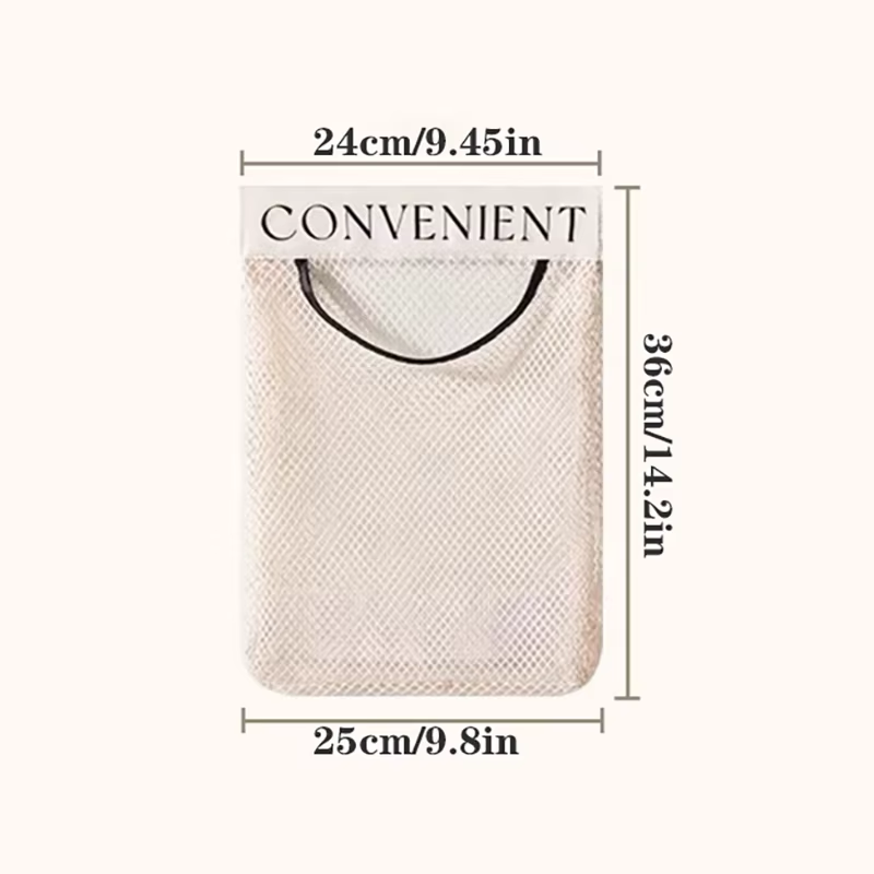 Trash Bag Holder Mesh Storage Net Grocery Bag Organizer Dispenser for Aluminum Foil, Garbage Bag, Plastic Wrap, Shopping Bag