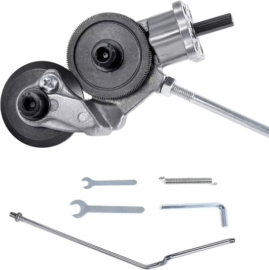 Electric Drill Plate Cutter Attachment Metal Double Headed Sheet Cutting Tool Cut Plate Punch Shears Drill for Copper Cutter