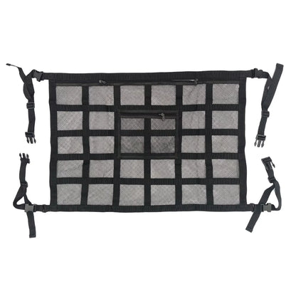 Car Ceiling Cargo Net Storage Net for Car Large Car Ceiling Cargo Net Pocket Mesh Car Roof Organizer for SUV Long Trip Camping