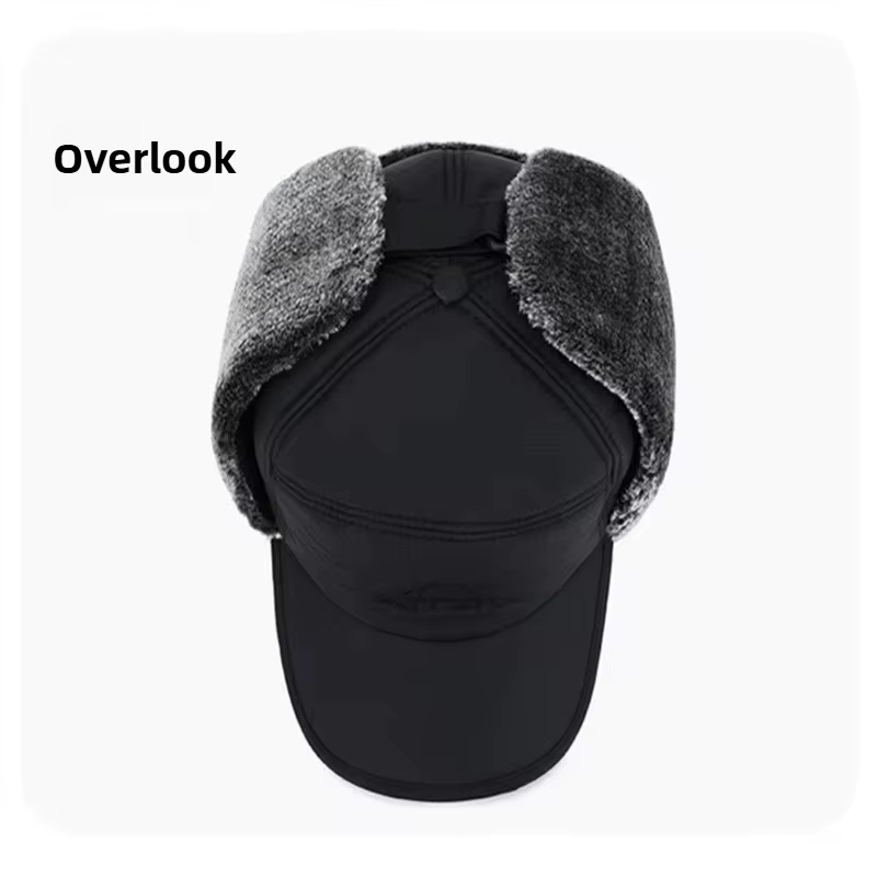 2025 Winter Warm Thickened Artificial Fur Baseball Hat Men'S and Women'S Cycling Skiing Extreme Cold Hat Fishing Hat Outdoor