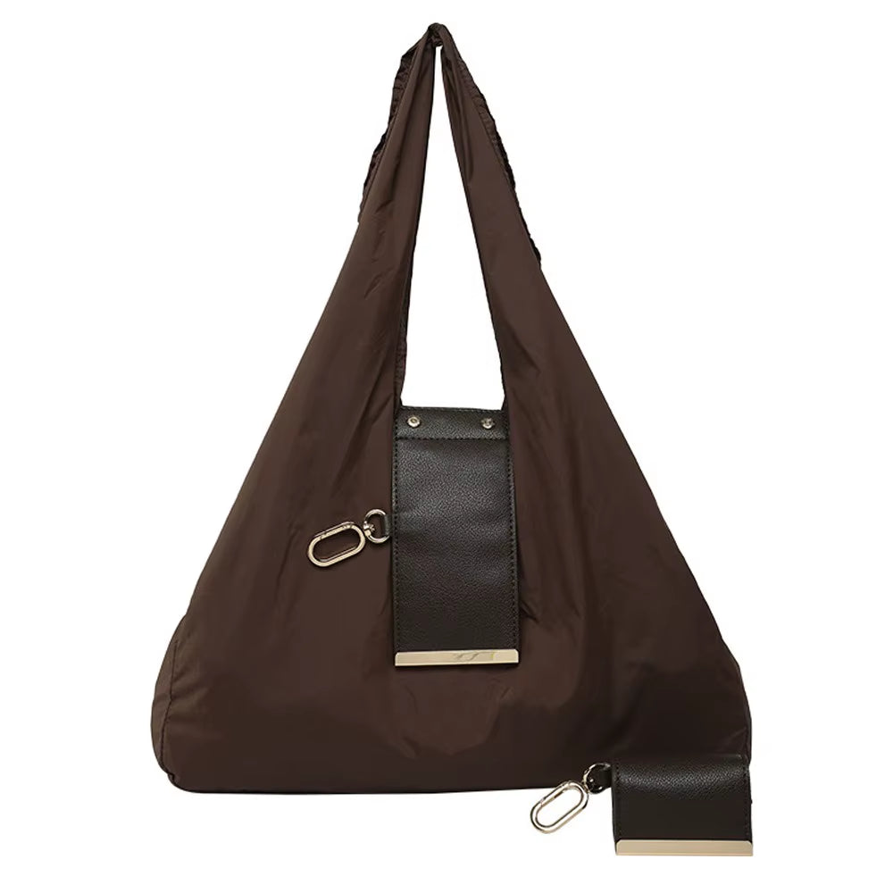 New Mini Keychain Tote Bag with Key Ring Expandable Supermarket Eco-Friendly Bag Reusable Foldable Handbag for Travel