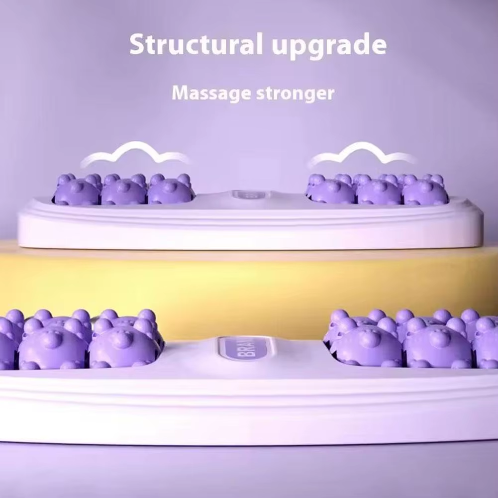 Dual Foot Massage Roller Bead Roller Massager Acupoint Stimulation Tool Home Foot Therapy for Tired Feet Relaxation