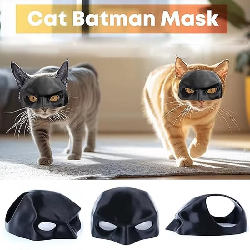 Cat Mask Cute Matte Bat Design for Pets Cool Cosplay Costume Accessory for Daily Decor Parties Cat Dogs Spooky Make-Up Party Toy