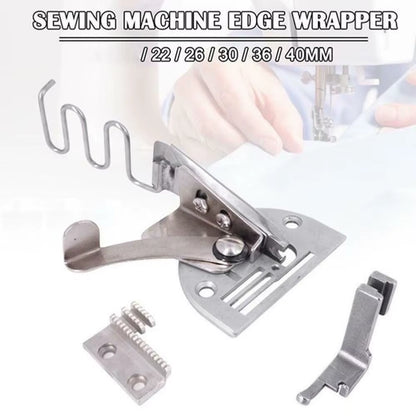 Steel Overlock Folder Binding of Curve Edges A10 Hemmer Bias Binder for Lockstitch DIY Sewing Machine Foot Kit Accessories
