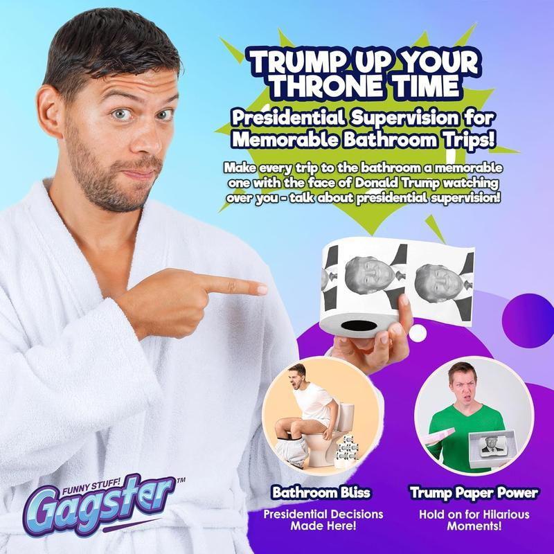 Political Humor Toilet Paper - Collectible Fun for Every Bathroom!
