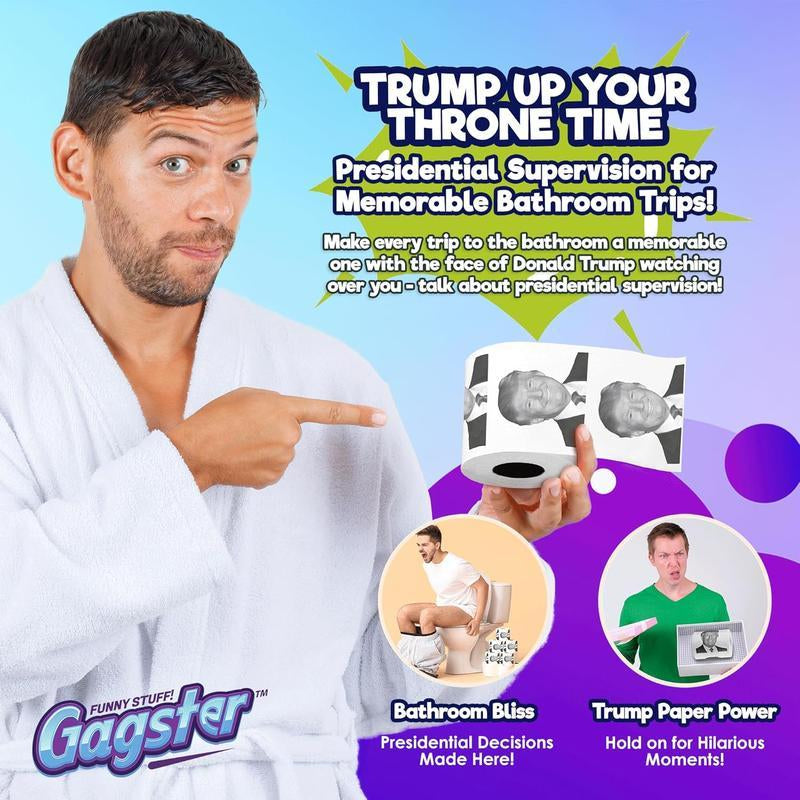 Political Humor Toilet Paper - Collectible Fun for Every Bathroom!