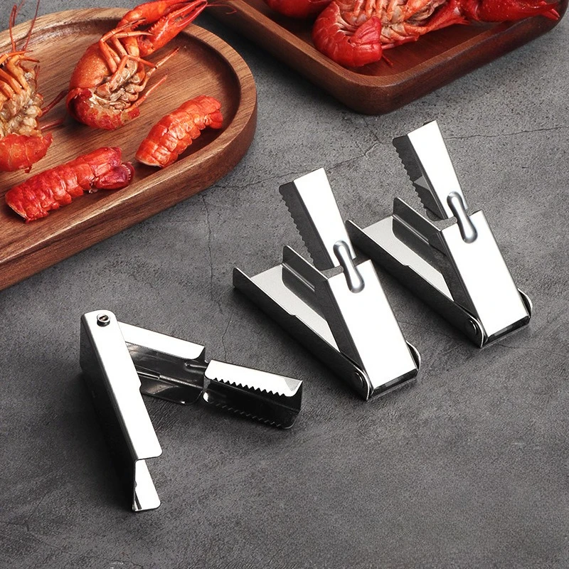 Stainless Steel Crayfish Shell Opener save Effort Household Portable Crayfish Special Shell Peeling Tool New Kitchen Small Tools