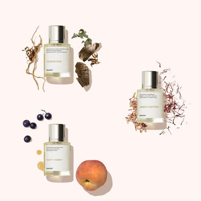 Ambery Saffron Unisex Eau De Parfum - Luxurious Fragrance with Saffron, Oakmoss, Jasmine, Plum & Cedarwood (50ml, 100ml, 150ml)