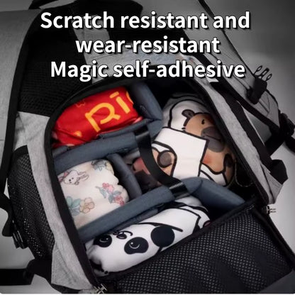 Magic Self-Adhesive Cloth Open Lay Flat Makeup Bag Portable Toiletry Kit Folding Cloth Multifunctional Camera Lens Storage Bag