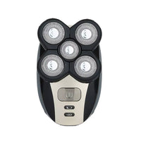 High Quality 5 in 1Multifunction 6 Blade Portable Rechargeable Wet Dry Mens Grooming Electric Waterproof Face Shaver for Man