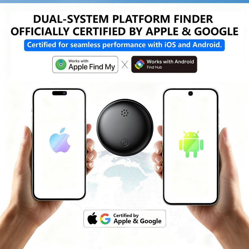 Ultimate Magnetic GPS Tracker - Weatherproof, No Monthly Fee, Compatible with Apple & Google, Mini Hidden Device
