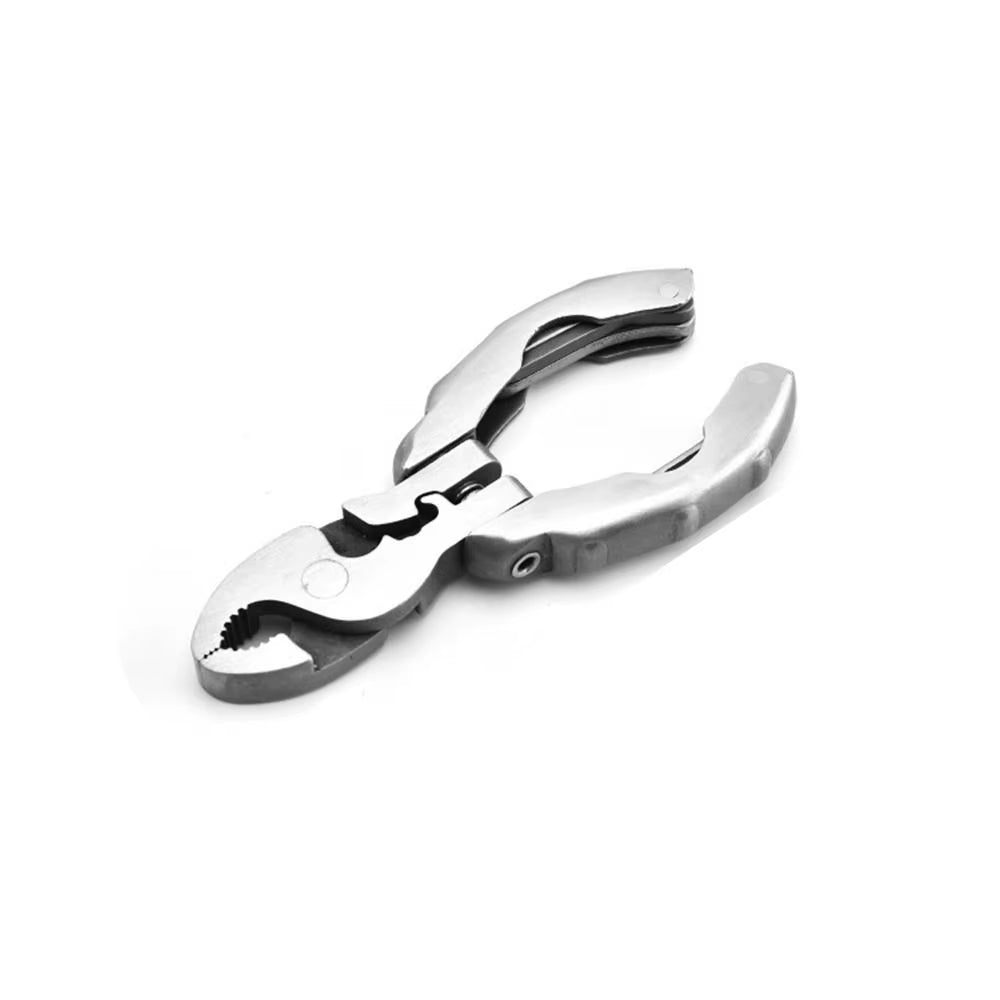 Portable 9 in 1 Pocket Pliers Keychain Pliers Screwdriver round Head Pliers Gadget Mini EDC Tool Wire Cutter Outdoor