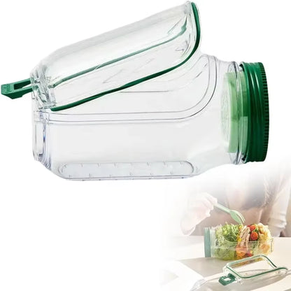Prepara the Original Salad Pod Salad Pod,Vertical Layering Salad Pod Built Mason Jars with Lid