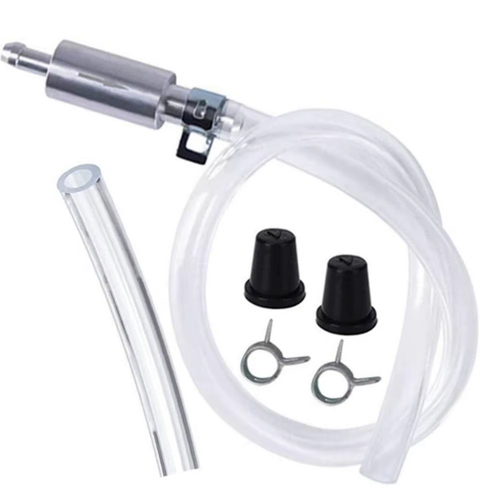 Professional Brake Bleeder Kit with One Way Check Valve Manual Vacuum Pump Hose for Brake Clutch Fluid Bleeding on Motorcycle