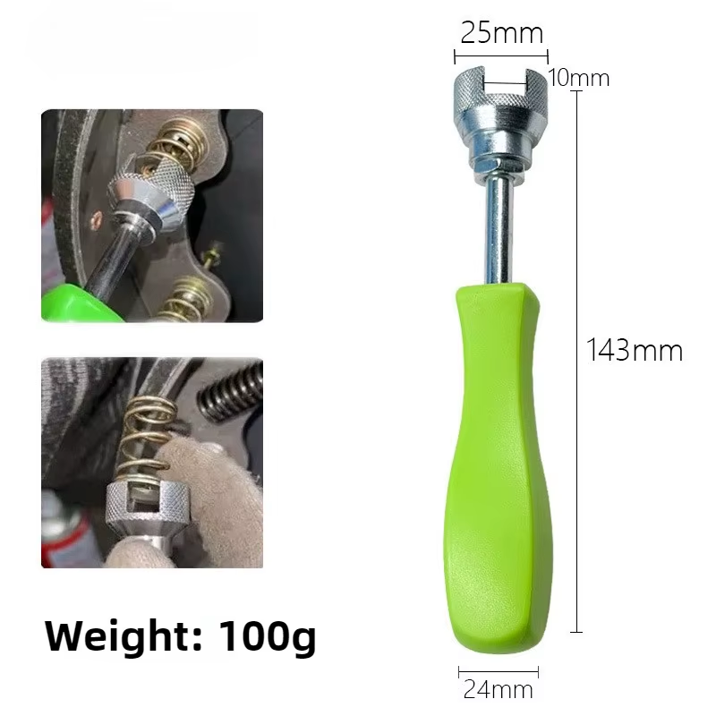 5.7 Inch Car Drum Brake Repair Install Tool Hold down Washer Spring Shoe Compressor Brake Spring Washer Worker Alloy & Plastic