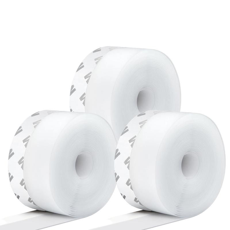 16.4Ft Premium Door Weather Stripping - 1.38In Wide Draft Stopper Adhesive Seal Strip for Ultimate Insulation on Doors, Windows, and Shower Doors
