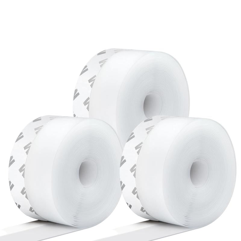 16.4Ft Premium Door Weather Stripping - 1.38In Wide Draft Stopper Adhesive Seal Strip for Ultimate Insulation on Doors, Windows, and Shower Doors