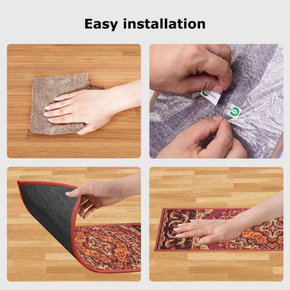 10Pcs Stair Treads Carpet Non-Slip Indoor Stair Mat Runners for Wooden Steps Protection Rug Cover Pads Staircase for Kids Elders