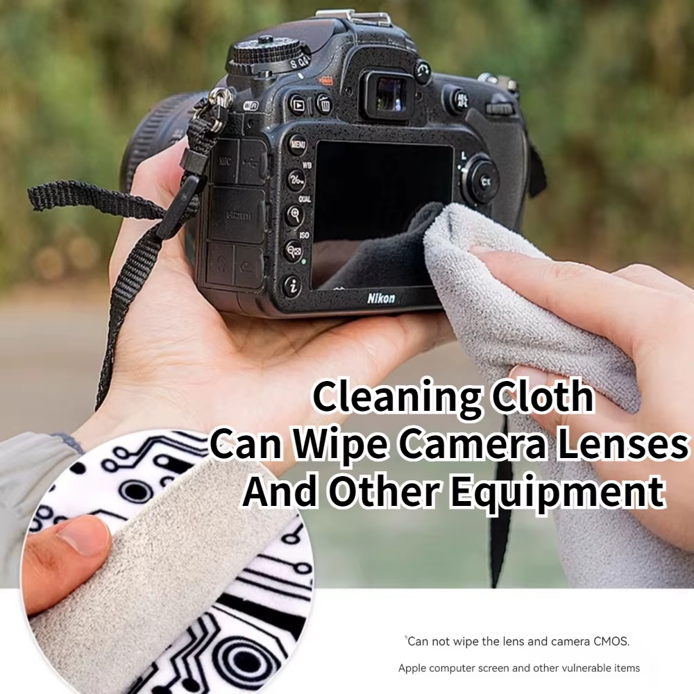 Magic Self-Adhesive Cloth Open Lay Flat Makeup Bag Portable Toiletry Kit Folding Cloth Multifunctional Camera Lens Storage Bag