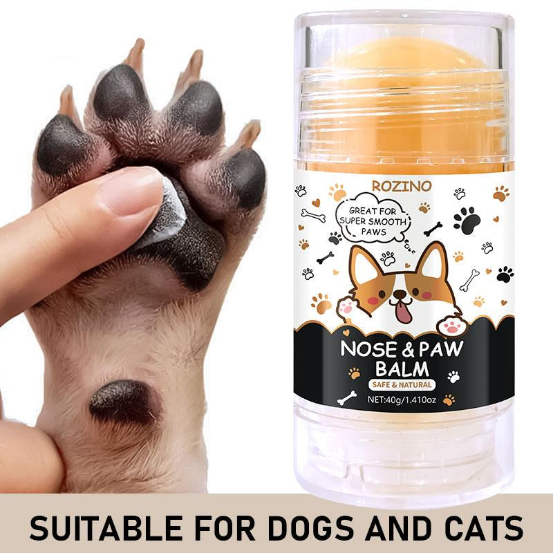 【Ten Pack at a Better Price】Rozino Pet Paw & Nose Balm - Safe & Natural for Extra Care - 40G/1.41Oz - Ideal for Soothing Pet Paws and Noses