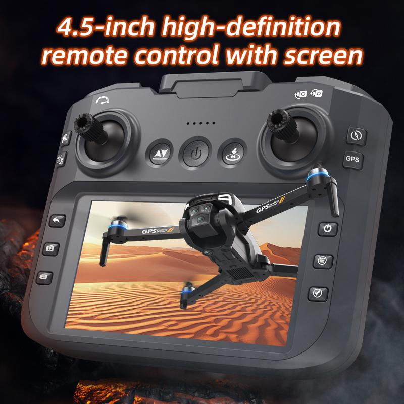 M8 Pro 2025 Smart RC Quadcopter Drone - 4K Ultra HD Camera, GPS, 5G WiFi, Brushless Motor, Obstacle Avoidance, Follow Me, Auto Return, 360° Flip, Dual Battery